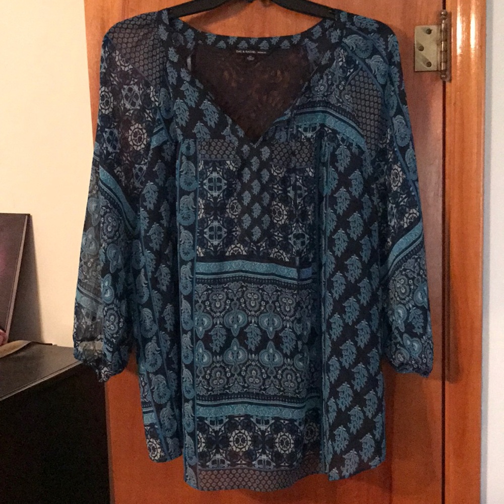 Beautiful blue blouse